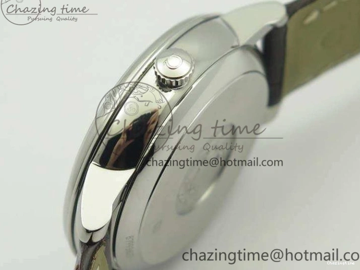0428 De Ville Prestige Real Power Reserve SS TW 1:1 Best Edition White Dial RG Markers On Leather Strap A Thermal 8089